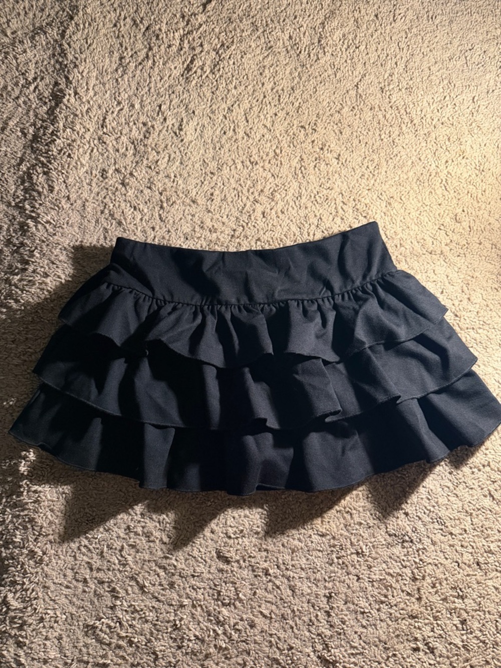 Windsor Back Tiered Ruffle Mini Skirt